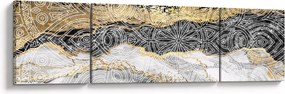 Obraz - Mandala w marmurze (170x50 cm)