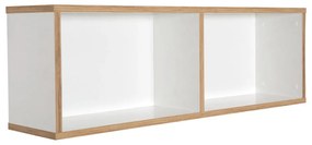 Biały dziecięcy regał ścienny 90x29 cm Finn – Roba