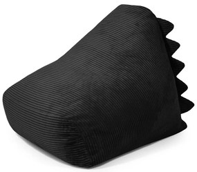 Czarny sztruksowy dziecięcy worek do siedzenia Snug 80 Dragon – SLOWDOWN