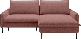 Narożnik GLOSSY z funkcją spania zestaw z poduszkami WERSAL