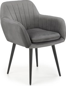 Velvetowy fotel jadalniany K429