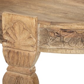 Drewniany stolik kawowy, Ø 74 cm