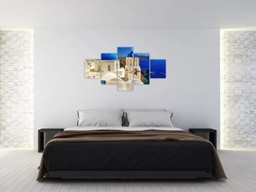 Obraz - Santorini, Grecja (125x70 cm)