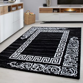 Dywan Miami grecki czarno-kremowy 140 cm x 200 cm