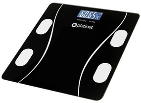 Inteligentna cyfrowa waga personalna z wyświetlaczem LCD 2xAAA czarny