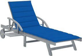 Granatowy ogrodowy leżak G6-B02