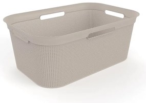 Beżowy plastikowy kosz na pranie 41 l Brisen – Rotho