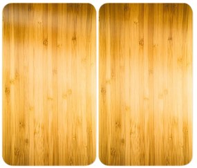 Płyty ochronne na kuchenkę ze szkła hartowanego zestaw 2 szt. 52x30 cm Wooden – Maximex