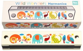 Zabawka muzyczna Harmonica Wild Wonders – Rex London