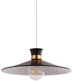 Searchlight 601891BK - Lampa wisząca BALHAM na przewodzie 1xE27/60W/230V