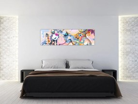 Obraz - Abstrakcja bajki (170x50 cm)