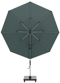 KNIRPS 320 x 320 cm - luksusowy wahadłowy parasol ogrodowy z drążkiem bocznym : Kolor parasola Knirps - Niebieski