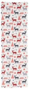 Zestaw 4 świątecznych poszewek na poduszki i bieżnika Minimalist Cushion Covers Christmas Ornaments