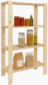 Drewniany regał do spiżarni W6-B98