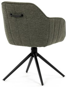 Zestaw krzeseł obiadowych z mechanizmem zwrotnymHC-536 GRN2, 2 szt.