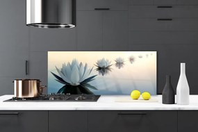 Panel Szklany Szlachetny Grzybień Biały