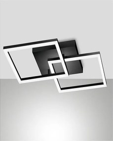 BARD nowoczesna lampa sufitowa LED 39W czarna 3394-22-101 Fabas Luce