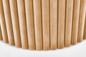 Stolik kawowy okrągły Tamis 40 cm - naturalny