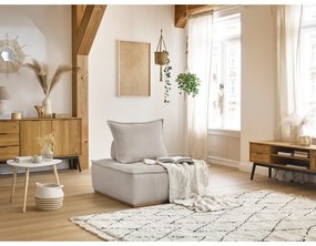 Beżowy fotel z materiału bouclé Elisa – Bobochic Paris