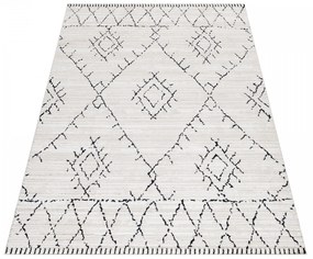 Dywan poliestrowy Berber kremowy 80 cm x 150 cm