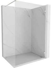 Mexen Lunar ścianka prysznicowa Walk-in prawa 130 x 200 cm, transparent 8 mm, nikiel szczotkowany - 830-130-000-97-00-P