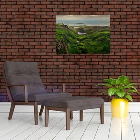 Obraz na szkle - Quiraing, Szkocja (70x50 cm)