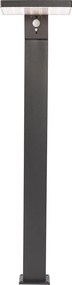 Stojąca lampa ogrodowa ciemnoszara 80 cm z wbudowanym LED i ściemniaczem na energię słoneczną - Sunnie