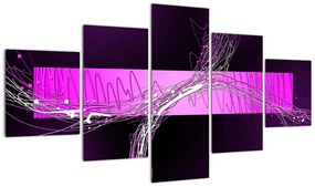 Abstrakcyjny obraz (125x70 cm)
