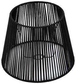 Abażur zewnętrzny z czarną liną IP54 40/28/30 - Jayla