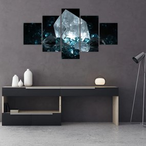Obraz kryształu (125x70 cm)