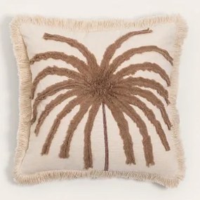 Kwadratowa Poduszka 45x45 Cm Z Bawełny Korumba Nature - Sklum
