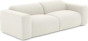 Kanapa 4-osobowa tapicerowana białym frotte POGNI marki Maison Céphy