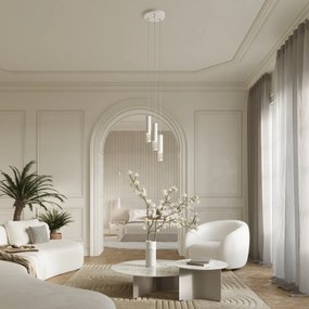 Lampa wisząca LAMI 3P biała SOLLUX  LIGHTING