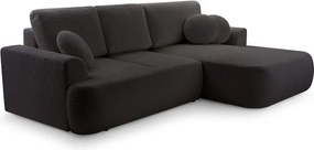 Narożnik VELO wolnostojący układ L strona Prawa z funkcją spania w tkaninie Coral 60