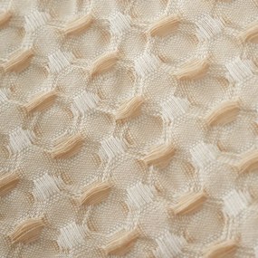 Beżowa pościel dwuosobowa 200x200 cm Muscat Waffle – Pineapple Elephant