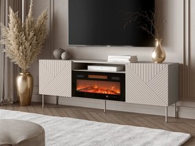 Szafka RTV z kominkiem Azynit Kaszmir II 190 EF