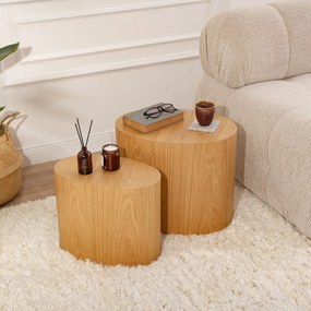 Stół składany Elipse Set Oak, 2 szt.