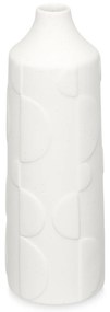 Wazon ceramiczny CIRCLE, biały, 30 cm