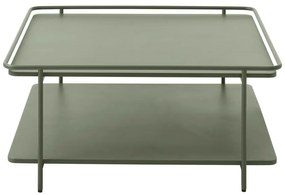 Zielony metalowy stolik 75x75 cm Yuba – Unique Furniture