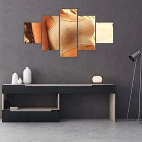 Obraz - Kobieta przy drzewie (125x70 cm)