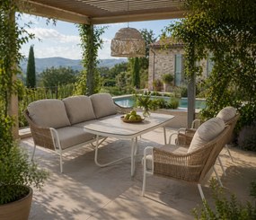 Doppler Valencia Lounge set - ogrodowy zestaw aluminiowy