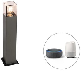 Zewnetrzna Inteligentna lampa stojąca zewnętrzna antracytowa 50 cm w tym Wifi P45 - Denmark Nowoczesny Oswietlenie zewnetrzne
