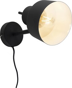 Inteligentna lampa ścienna czarna w tym WiFi A60 - Chappie