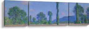 Obraz - Claude Monet, Poppy Field (Giverny), reprodukcje (170x50 cm)