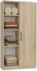 Wysoki regał na ubrania dąb sonoma R1-A60