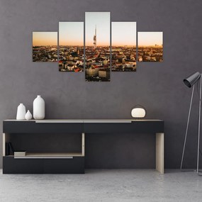 Obraz zachodu słońca nad Žižkov (125x70 cm)