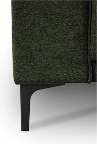 Zielona sofa z tkaniny szenilowej 224 cm Copenhagen – Scandic