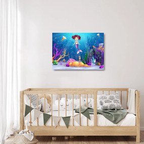 Obraz na szkle - Wróżka wody (70x50 cm)