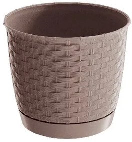 Doniczka Ratolla Round beżowy, wys. 19,5 cm (7529U) , 22 cm