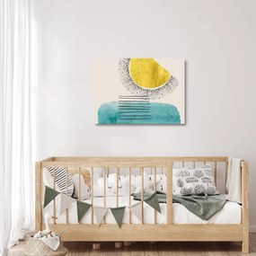 Obraz na szkle - Abstrakcyjny obraz plaży N⁰2 (70x50 cm)